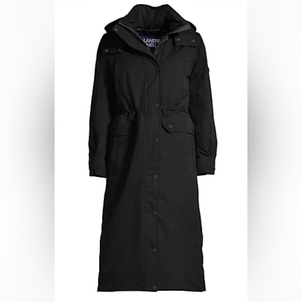 LAND’S END Expedition Waterproof Winter Maxi Down Coat, NWT size S